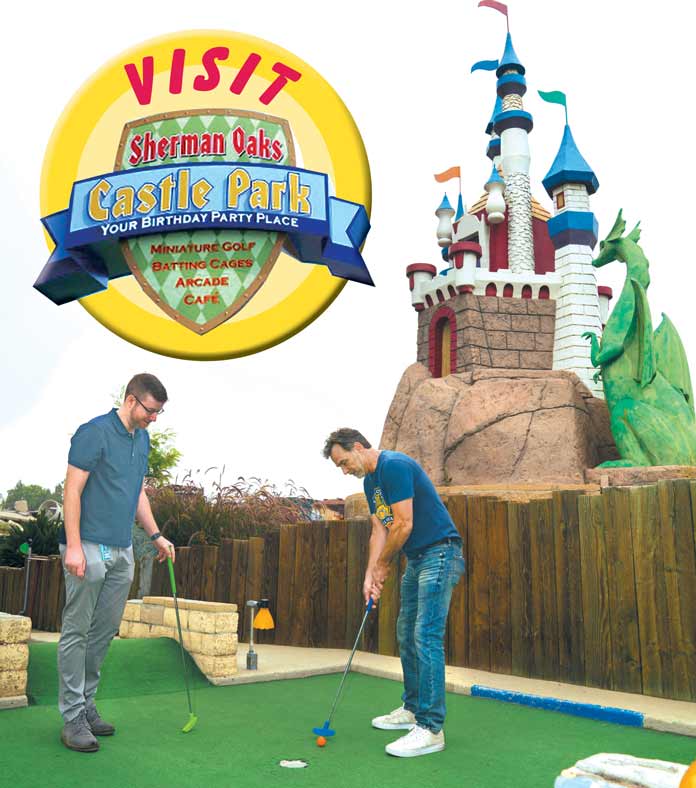 The City's own Castle Park mini-golf center keeps family fun